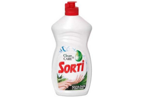 Жидкость для мытья посуды "Sorti", "Биолан" 450мл(1/20)