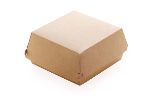 Коробка для гамбургера Крафт 120*120*70 (1/50/150)