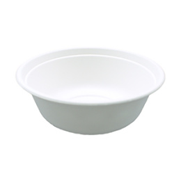 Тарелка глубокая 600мл, белая, целлюлоза (1*50/6уп)