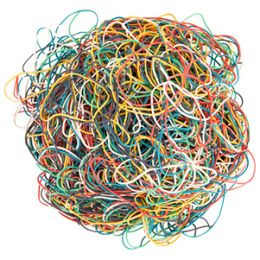 Резинка банковская 60мм (100гр)