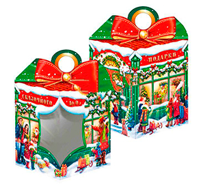 Подарок НГ "Магазин подарков" 1,5кг (1/110)