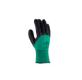 Перчатки нейлоновые с рифленым покрытием, зеленые (1/12)