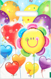 Пакет с вырубной ручкой 20*30-30мкм "Семицветик" (1*100)