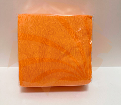Салфетки 33*33 Оранжевые 50л (1/36)