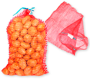 Сетка овощная 20кг красная (1*100).