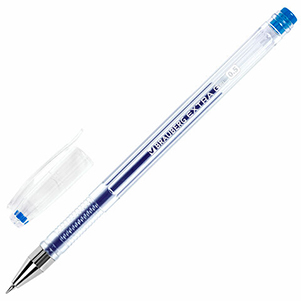 Ручка гелевая синяя (1/12)