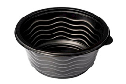 Контейнер круглый SP-500 Черный (1*150/4уп)