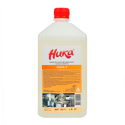 Средство дезинфецирующее с моющ. эффектом "НИКА-2" 1кг МАРКИРОВКА (1/12)