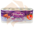 Туалетная бумага Plushe 2х-сл Белая (1*8шт/8уп)