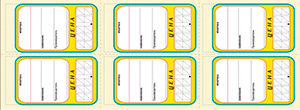 Ценник картон "Овал-6" (1*228/20уп)