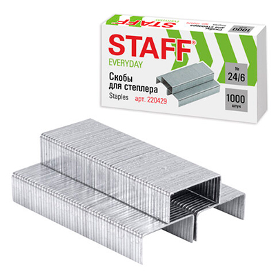 Скобы к степлеру №24 "STAFF" (1/10)