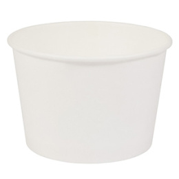 Супница 300мл Round Bowl Белый с полипропиленовой крышкой, OSQ (1*30/15уп)