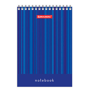 Блокнот А5 60л. клетка, спираль