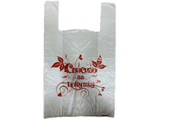 Пакет-майка 30*50-12мкм "Спасибо за покупку" Белая (1*100/40уп) Асс