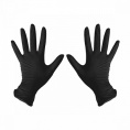 Перчатки нитриловые ЧЕРНЫЕ  М (1*100/10уп)