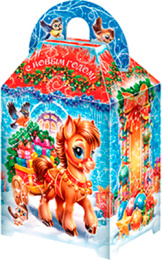 Подарок НГ "Ларец" 1,7кг (1/60)