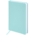 Ежедневник недатированный А5, балакрон, 136л, мятный, арт.111660