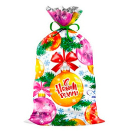 Пакет-подарок 20*35 "Карнавал" мет./рис (1*100/20уп)