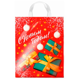 Пакет с петлевой ручкой НГ 28*35-55мкм "Презент" (1*25/20уп)