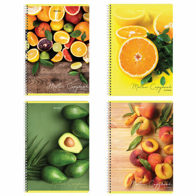 Тетрадь 80л.А4 клетка, спираль