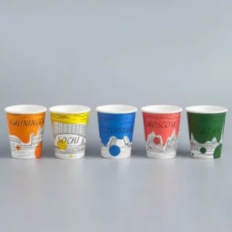 Стакан 250мл. для горячего Города (1*50/20уп)