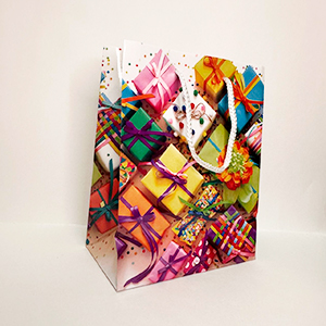 АКЦИЯ Пакет подарочный 18*23 "Яркие подарки" (1/12)