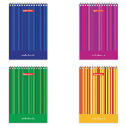 Блокнот А5 60л. клетка, спираль