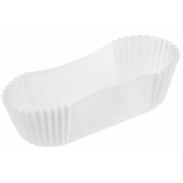 Тарталетки овал OV6 белые 28*110*26 (1*1000/12уп)