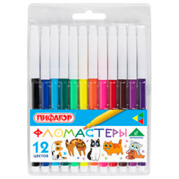 Фломастеры 12 цветов