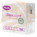 Салфетки белые "Plushe" 100л (1/20)