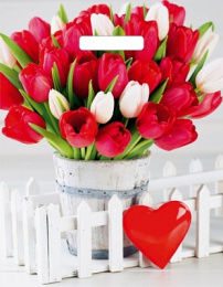 Пакет с вырубной ручкой 31*40-60мкм "Белиция" (1*50/20уп)