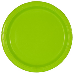 Тарелка d-230 картонная ламинированная с бортом "Green" (1*50/10уп)