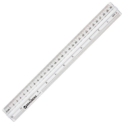 Линейка 30см с держателем