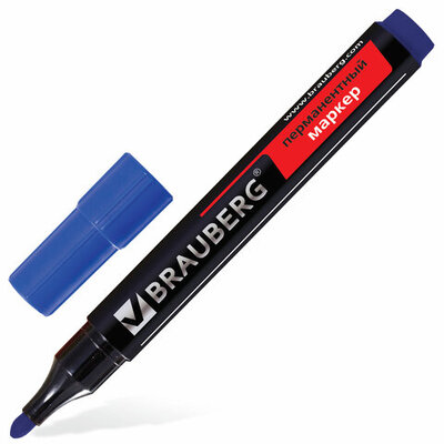 Маркер 3мм синий (1/12)