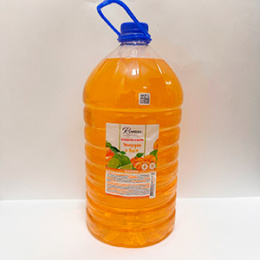 Жидкое мыло эконом "Romax" Мандарин и лайм 5л. (1/4)