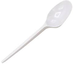 Ложка столовая белая "компакт" (1*100/20уп)