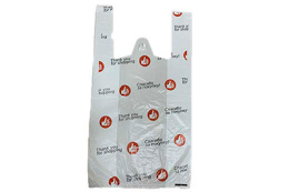 Пакет-майка 24*45-10мкм "Спасибо за покупку" Белая (1*100/50уп) 